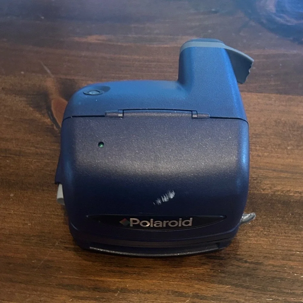 Polaroid OneStep AutoFocus SE Instant Film Camera Navy Blue 600 Series Vintage‎